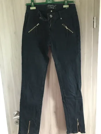 Pantalon jean noir Pimkie coupe droite taille M