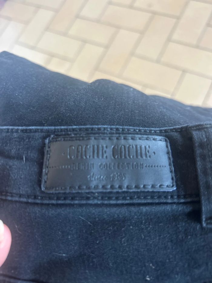Jeans noir cache cache - photo numéro 3