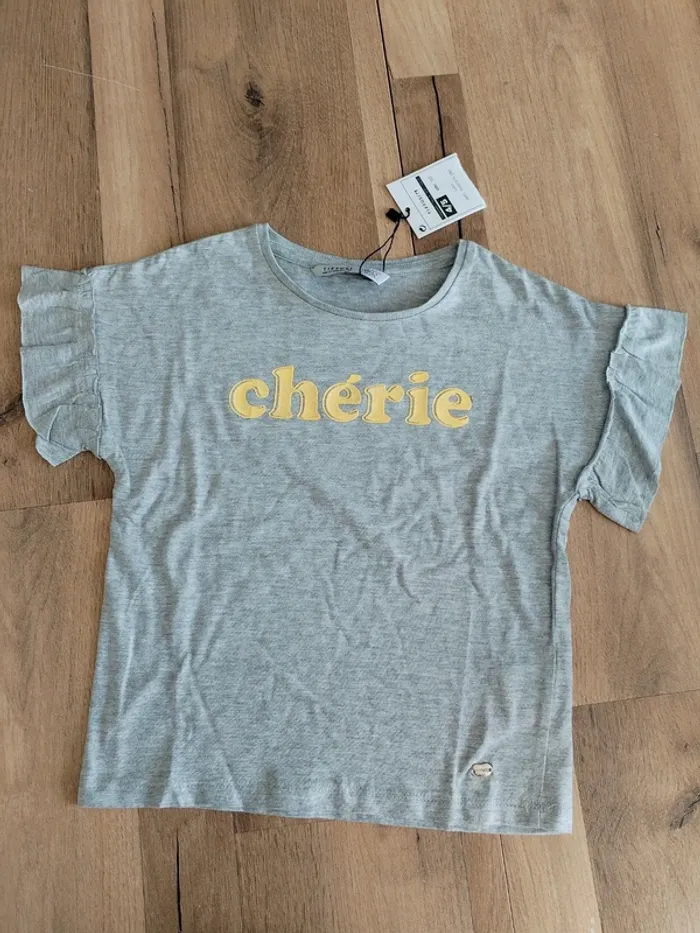 T-shirt fille 5 ans neuf avec étiquette Tiffosi - photo numéro 2