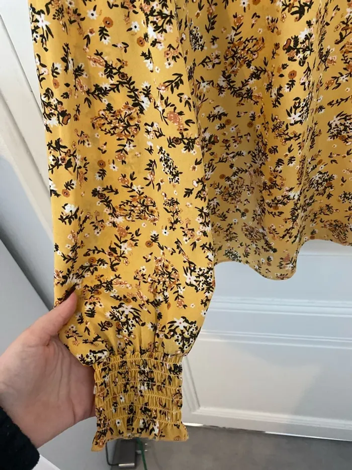 Chemisier jaune à fleurs Primark - photo numéro 2