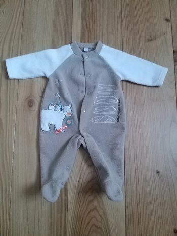 Pyjama en velours 3 mois