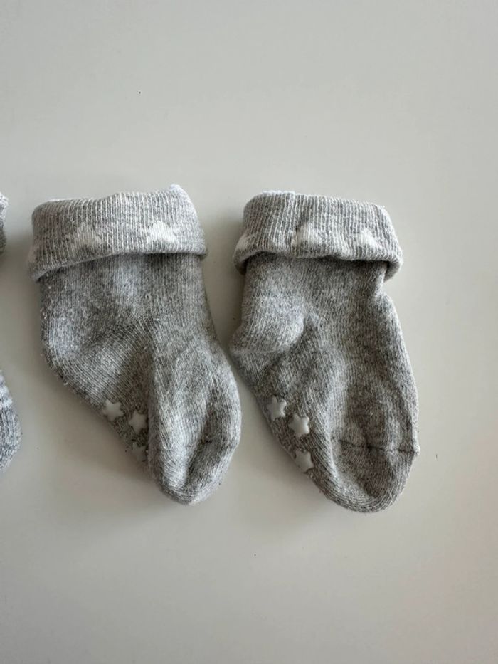 Lot de 2 paires de chaussettes bébé épaisses - Taille 15/18 - photo numéro 3
