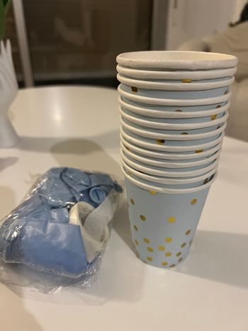 Ballons et gobelets anniversaire enfant