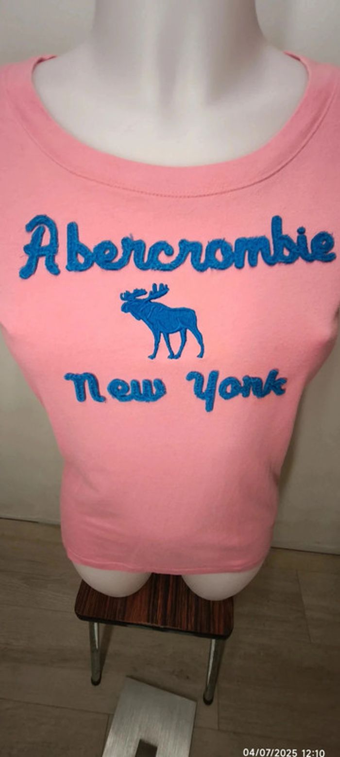 T-shirt Abercrombie & Ftich Femme M Rose - photo numéro 5