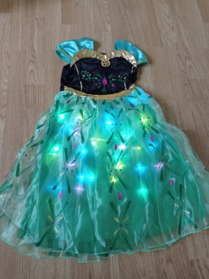 Déguisement princesse Anna a LED 4ans - photo numéro 7