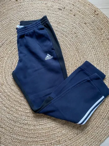 Bas de survêtement Adidas homme bicolore bleu marine & noir taille L