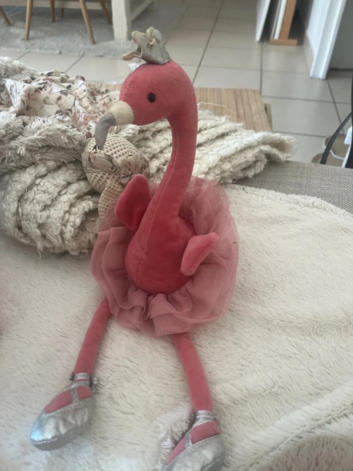 Flamant rose jellycat