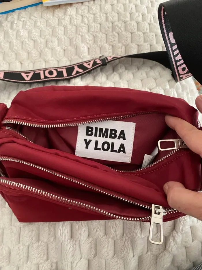 Sac bandoulière bordeaux - photo numéro 2