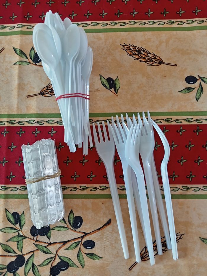 Couverts plastique - photo numéro 1