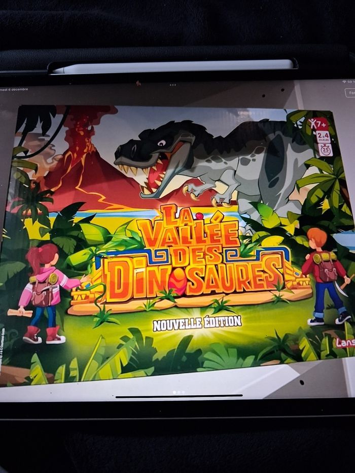 Jeu de société la vallée des dinosaures. Neuf. 30 % avec code remise