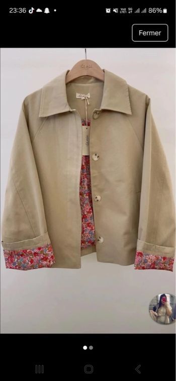 Trench Lili lala beige