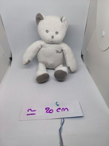 Peluche ours blanc
