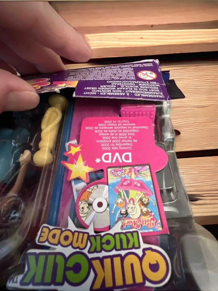 Neuf Mattel Polly Pocket 2006 PollyWorld boutique de Souvenirs Avec Lila 9cm - photo numéro 8