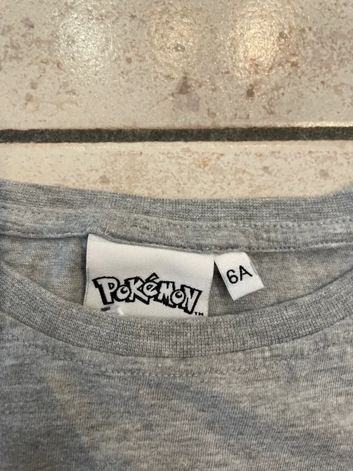 Teeshirt manches courtes 6ans Pikachu - photo numéro 3