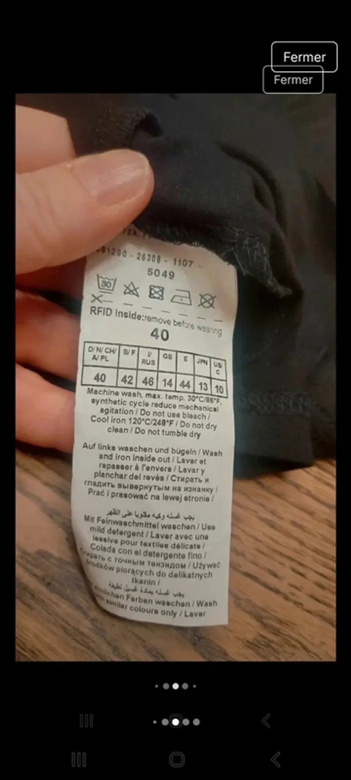 Jolie Robe Taifun noire et gris fr/be 42 - photo numéro 17