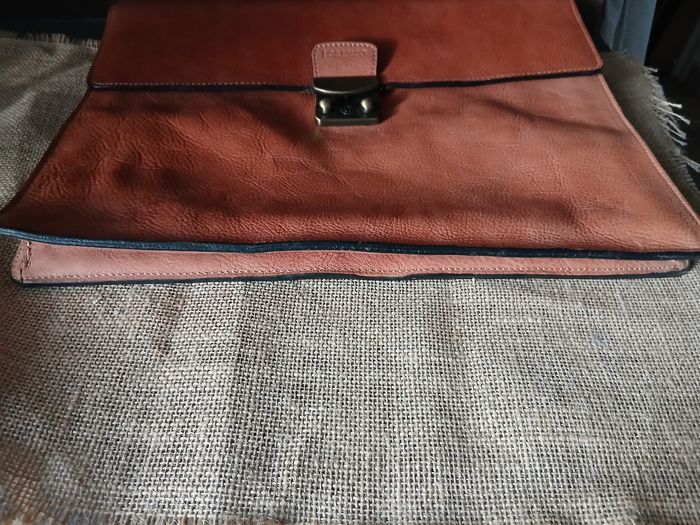 Cartable en cuir Lorenzo - photo numéro 7