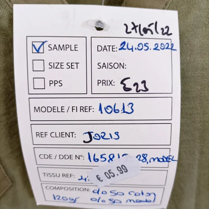 Top manches longues kaki à poches – Caroll – Taille S A795 - photo numéro 5