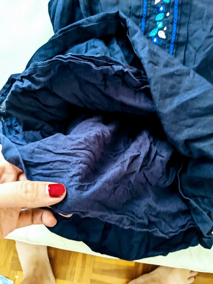 Robe DPAM bleue marine 3 ans 98 cm - photo numéro 3