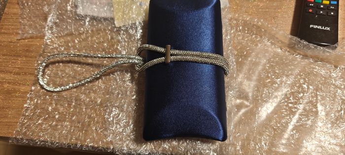 Pochette cérémonie bleu marine - photo numéro 2