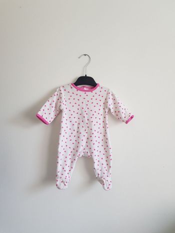 Pyjama en velours taille 1 mois