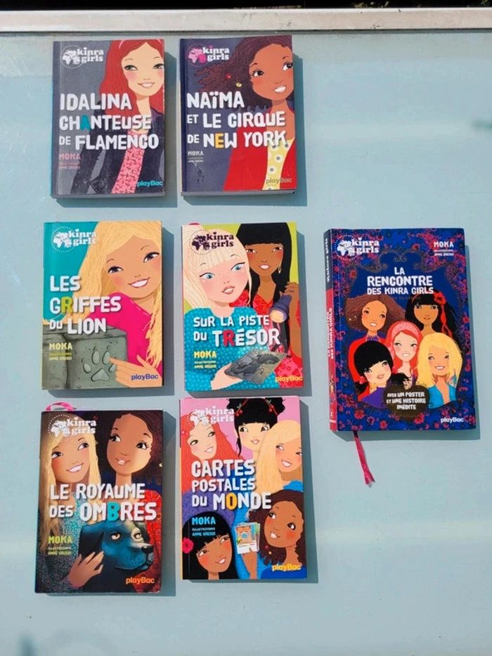 7 livres romans Kinra Girls : tome 1 collector GF, tomes 3, 8, 9 et 10 et Hors-Série 2 et 3