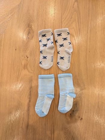 2 paires de chaussettes bébé Boboli - Taille : 15-17