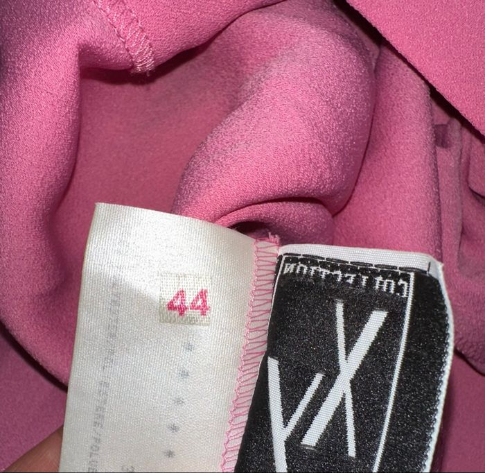 Blazer chemise broderies rose Vintage T42/44 XL/XXL - photo numéro 4