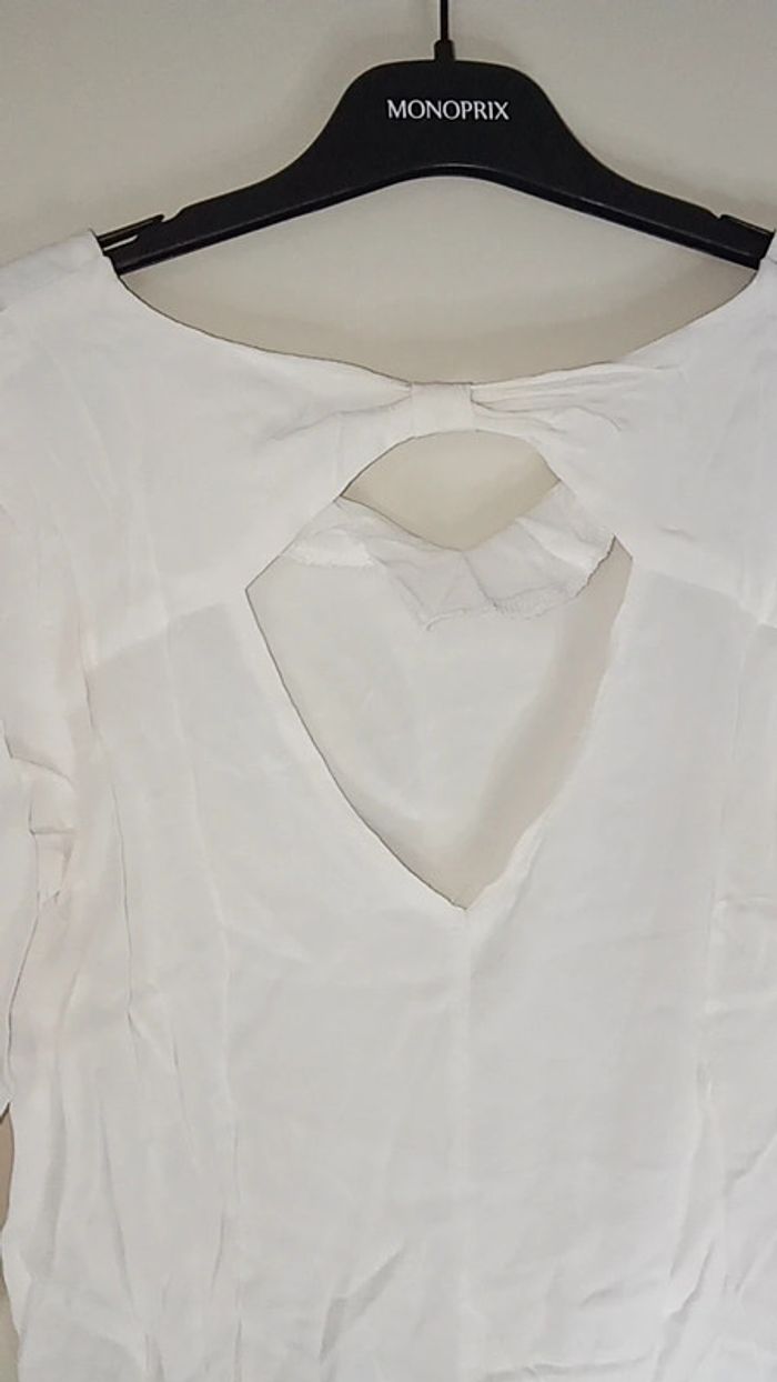 Tee-shirt blanc 🤍 - Cerise Blue - Taille S - photo numéro 3