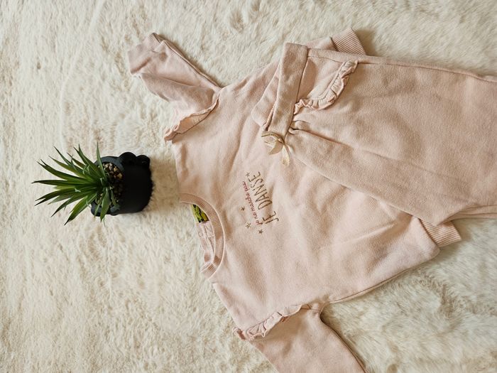 🌟 Tape à l'œil- Ensemble pantalon +pull rose - Taille 6 mois - photo numéro 8