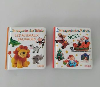 Imagiers L'imagerie des Bébés Lot 2 Livres Animaux Noël 📚 