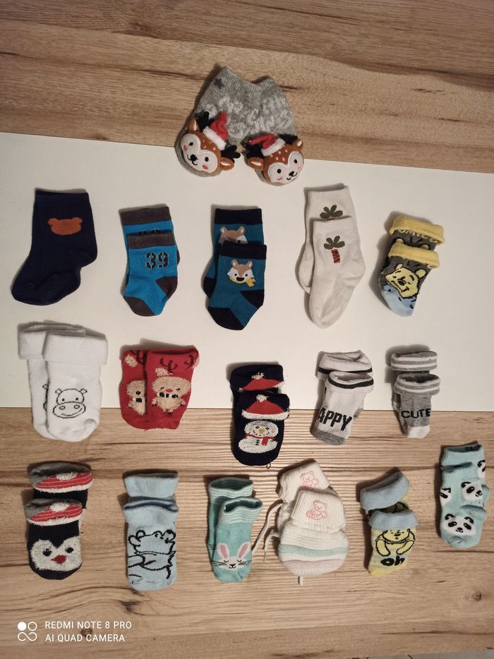 Paires de chaussettes