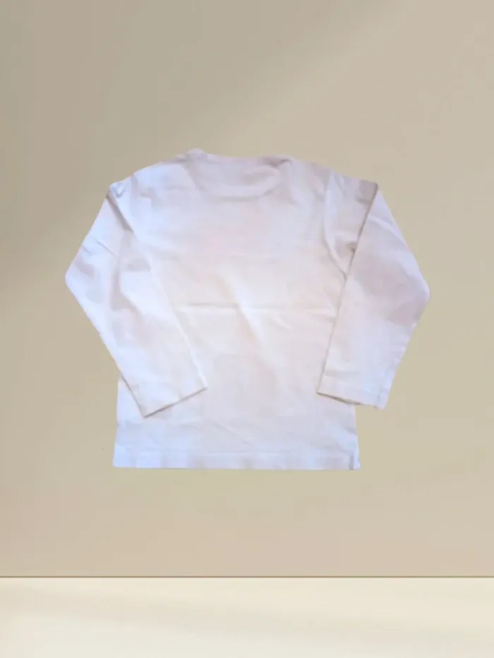 Tee-shirt blanc 5 ans - photo numéro 2