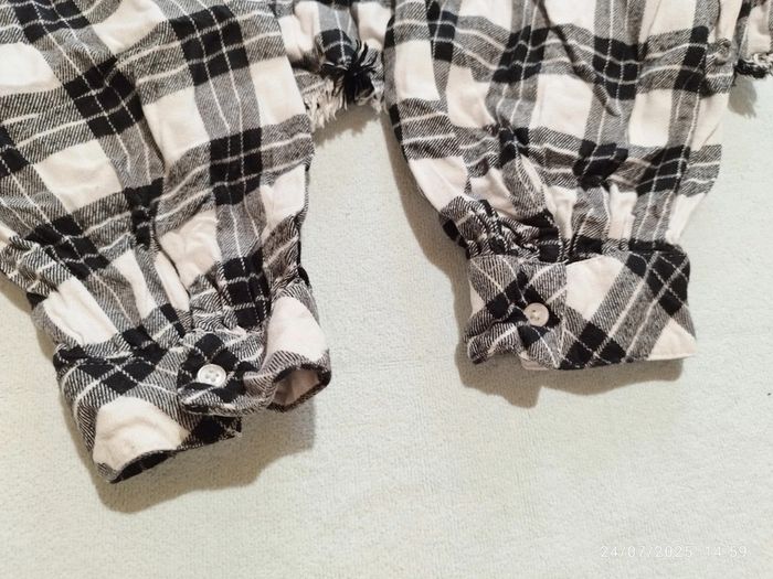 Chemise courte à carreaux - photo numéro 3