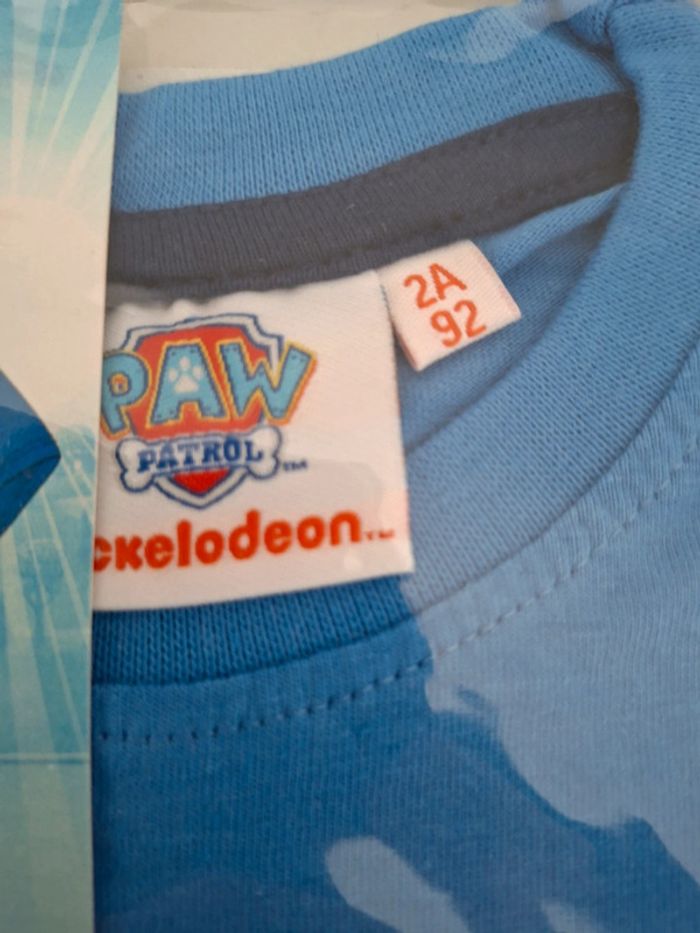 Tee-shirt pat patrouille neuf sous blister taille 2 ans - photo numéro 4