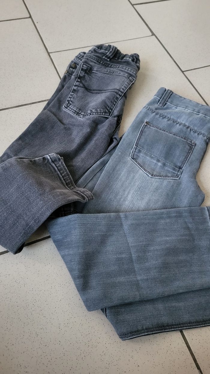 Lots jeans garçon 8 ans - photo numéro 2