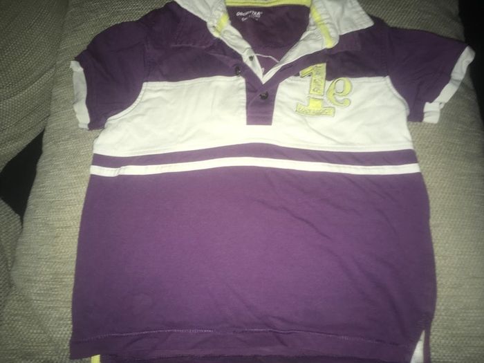 Polo manche courte orchestra violet 6 ans