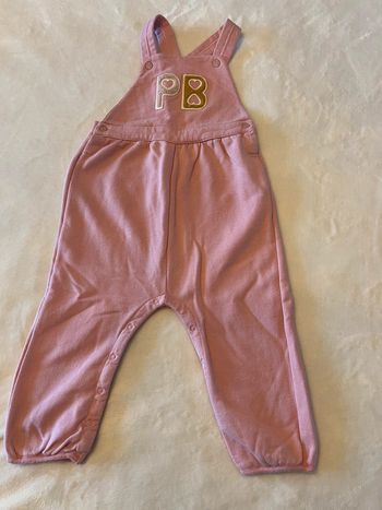 Salopette rose Petit Bateau taille 36M/95cm