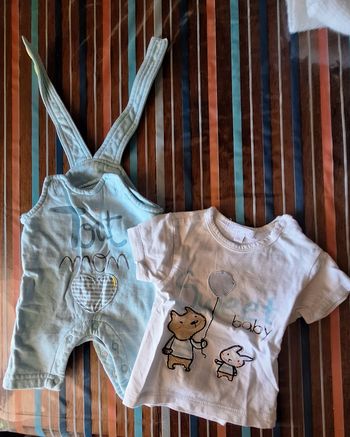 Ensemble salopette t-shirt