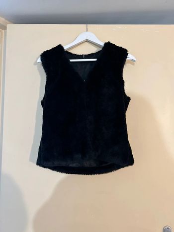 Gilet fourrure sans manche