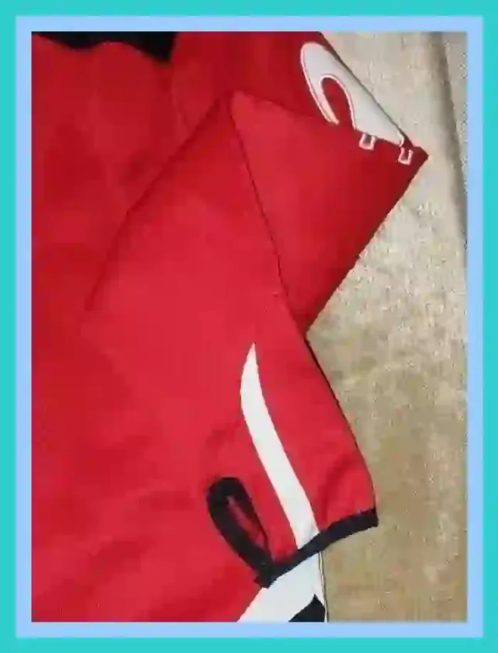 Pull zippé sport Eldera rouge noir mixte 8 à 10 ans  7521781145 - photo numéro 3