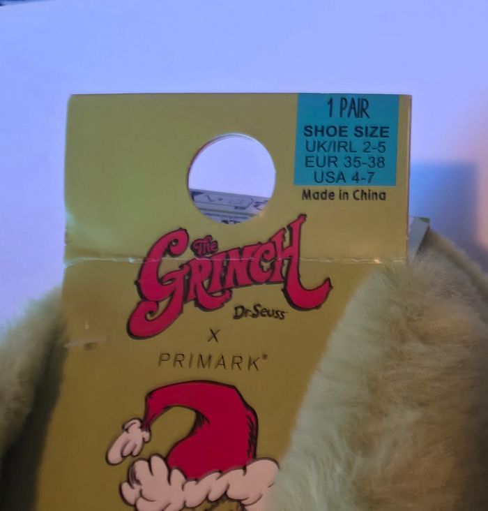 Chaussons the grinch 35-38 - photo numéro 2