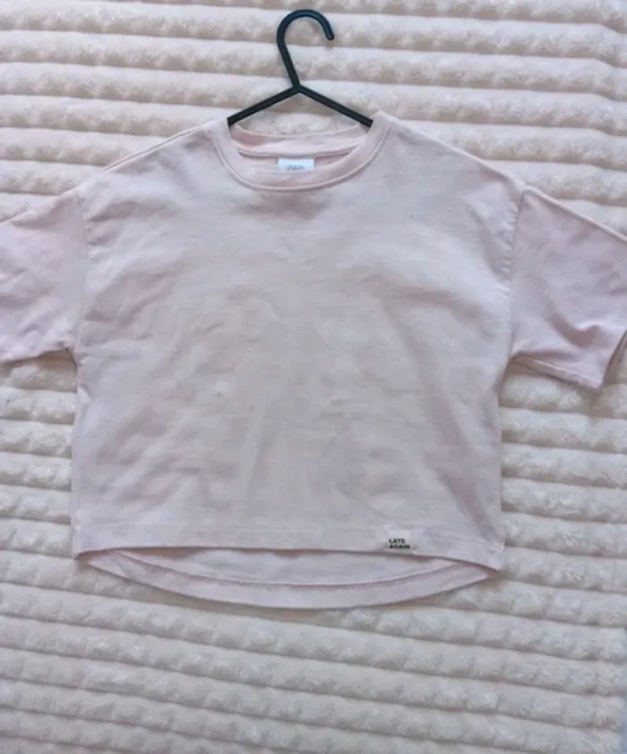 Tshirt épais fille 6ans Zara 🩷🌼 - photo numéro 3