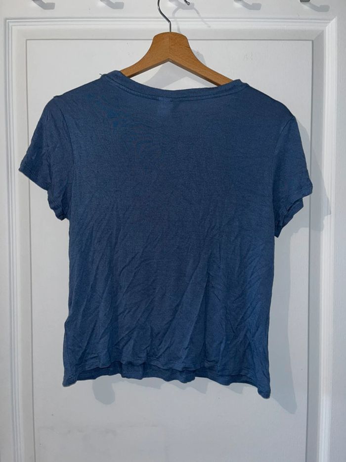 T-shirt bleu, taille S - photo numéro 2