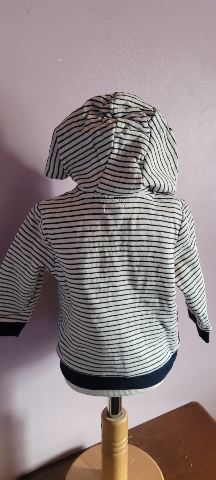 Veste à capuche rayées - photo numéro 5