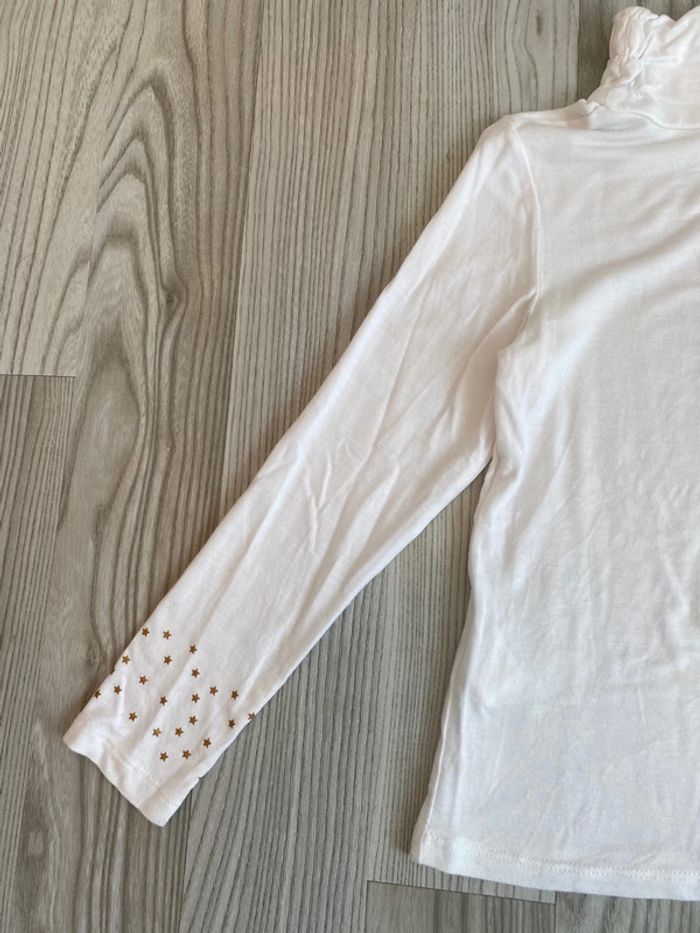 Col roulé blanc étoiles orchestra 6 ans - photo numéro 10