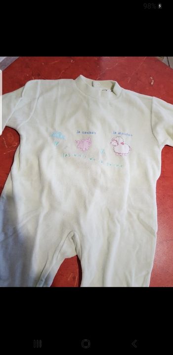Pyjama bébé taille 12 mois