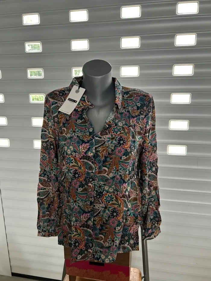 Chemise femme fleurie