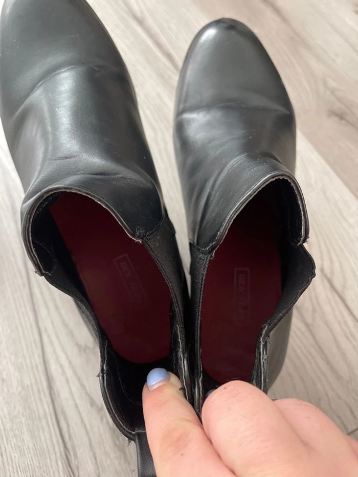 Bottines noires taille 41 en bon état - photo numéro 6