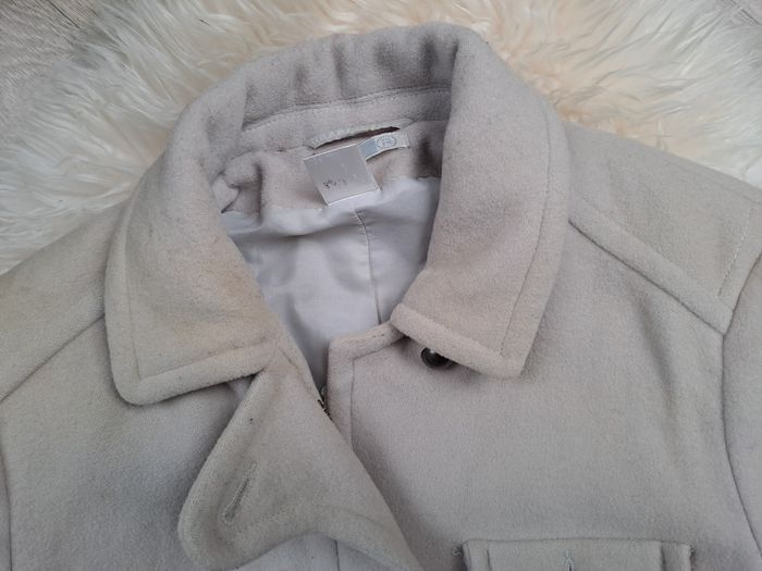 Veste en laine beige taille 38 - photo numéro 3