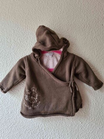 gilet marron petit Kimbaloo